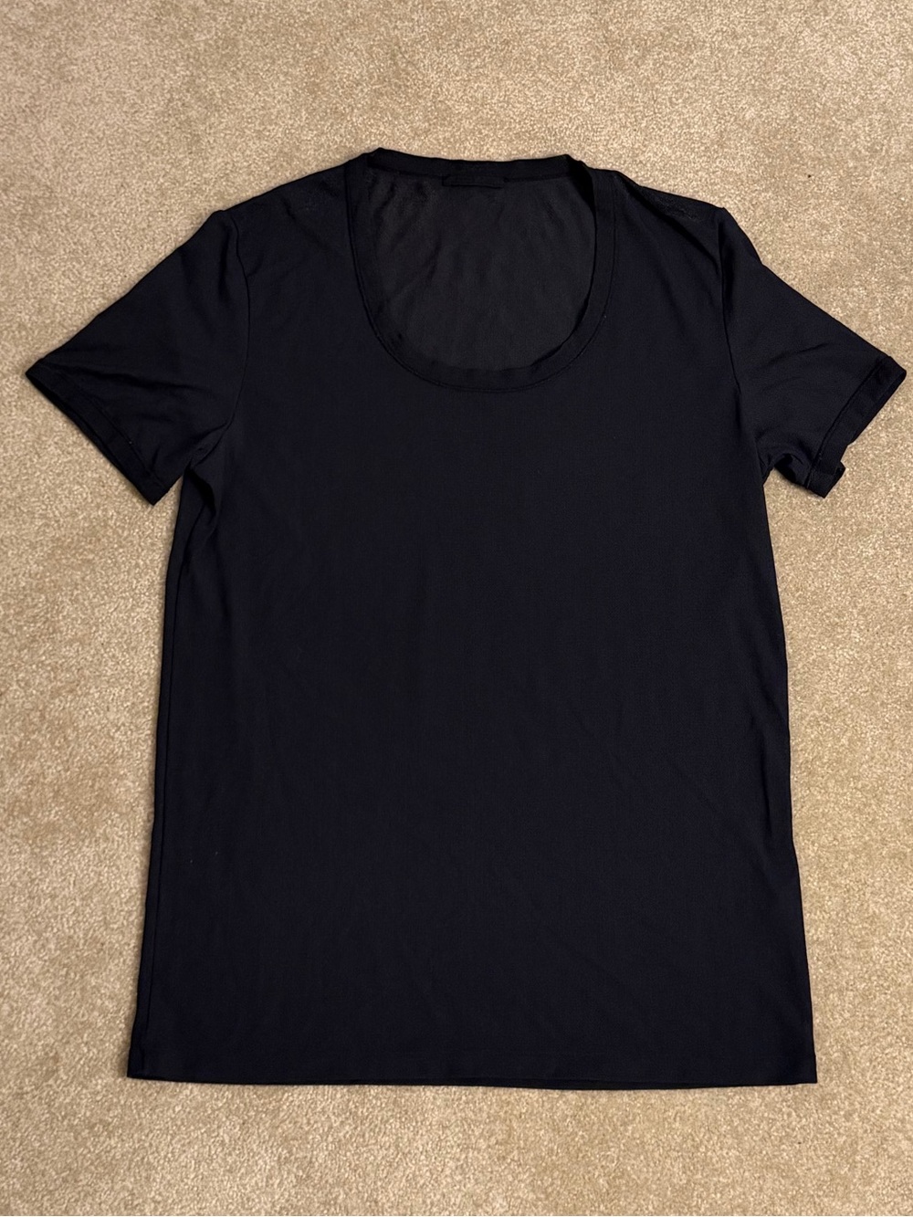 Vintage Prada black mesh tee